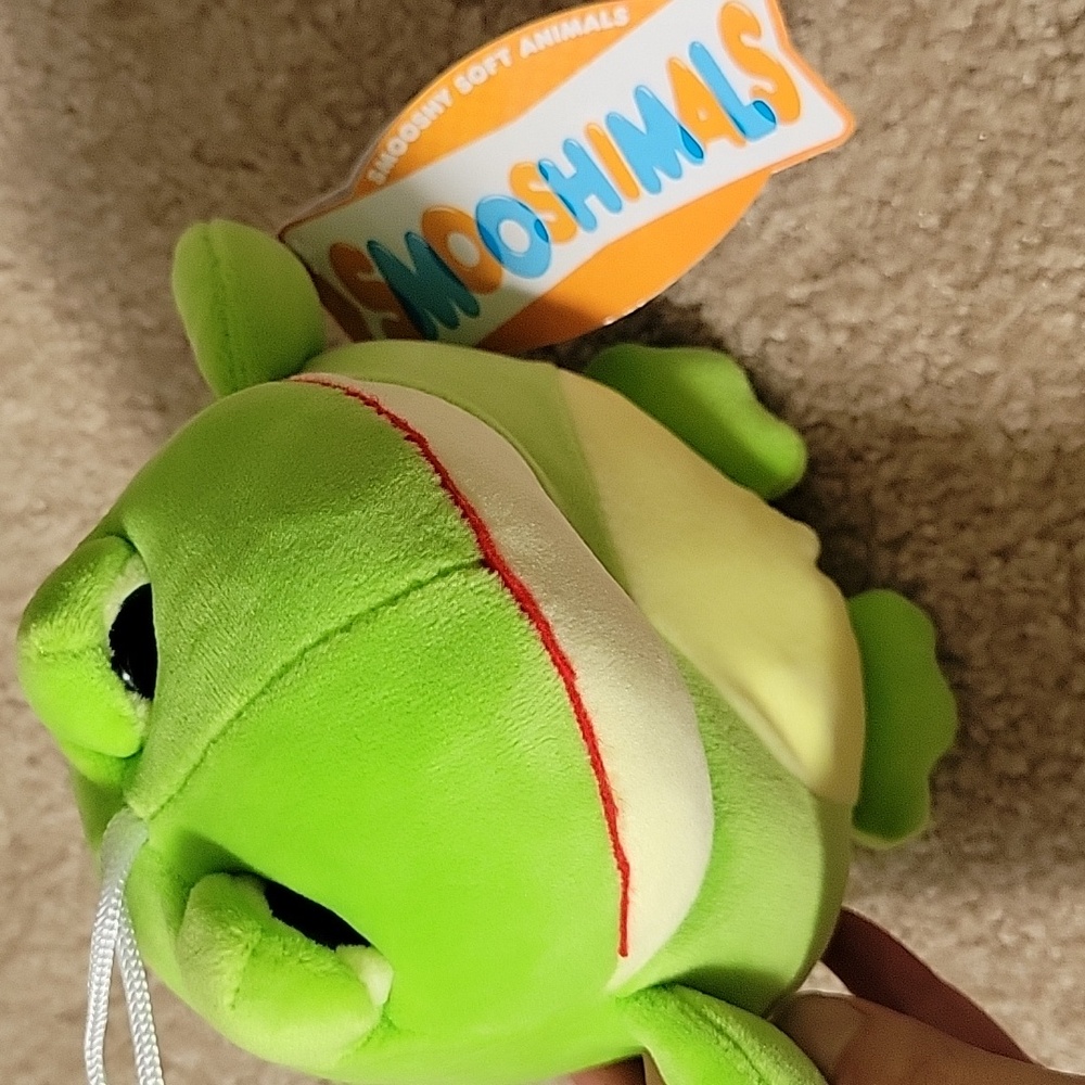 Free W Any Purchase! Green Frog Plush Toy